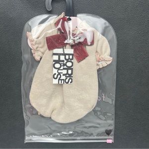 Boris House Dog Clothes XS Boutique Brand New w/ Tags 8-1/2” Long Rhinestone Bow